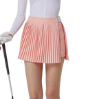 GoPlayer レディース ゴルフ ツーパーパス スカート (ピンク)