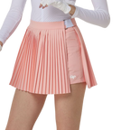 GoPlayer レディース ゴルフ ツーパーパス スカート (ピンク)