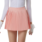 GoPlayer レディース ゴルフ ツーパーパス スカート (ピンク)