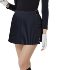 GoPlayer レディース ゴルフ ツーパーパス スカート (ブラック)