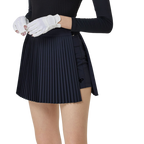 GoPlayer レディース ゴルフ ツーパーパス スカート (ブラック)
