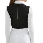 GoPlayer レディース ワンピース 日焼け止めスリーブ ジャンパー (ブラック)