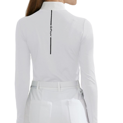 GoPlayer Women's One-Piece Sunscreen Sleeve Overshirt (White)