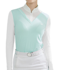 GoPlayer レディース ワンピース 日焼け止めスリーブ ジャンパー (ライトグリーン)