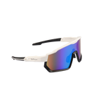 GoPlayer大框太陽眼鏡(白黑框 鍍綠片)