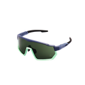 GoPlayer ラージフレーム サングラス (ブルー グリーン フレーム グリーン フィルム)