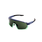 GoPlayer ラージフレーム サングラス (ブルー グリーン フレーム グリーン フィルム)