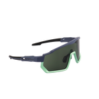 GoPlayer ラージフレーム サングラス (ブルー グリーン フレーム グリーン フィルム)
