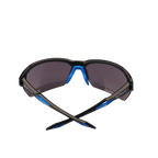 GoPlayer ハーフフレーム サングラス (ブラックフレーム シルバーメッキ)