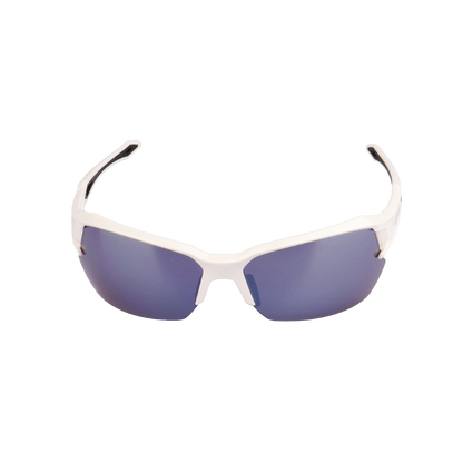 GoPlayer Half Frame Sunglasses (Silver Plated White Frame)