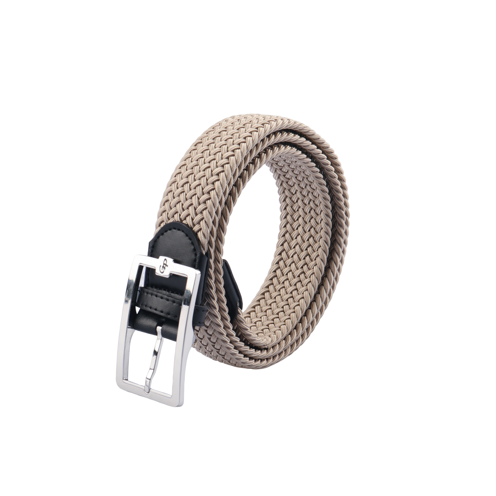 GoPlayer Men's Golf Elastic Belt (Beige)