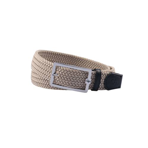 GoPlayer Men's Golf Elastic Belt (Beige)